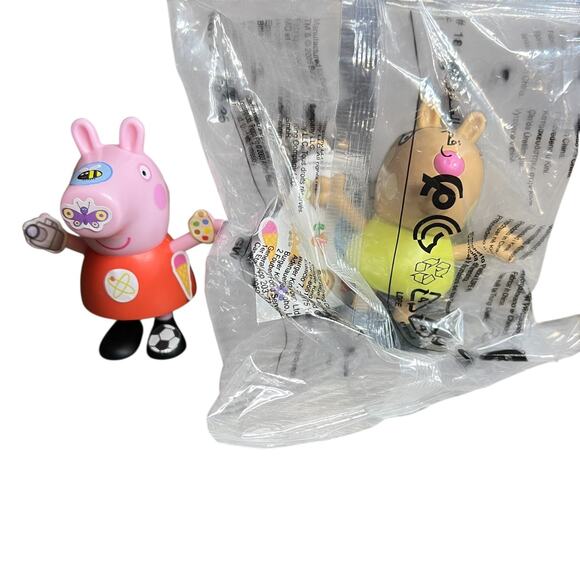 2025 Burger King Peppa Pig PEDRO PONY (Sealed) and Peppa Figure Kids Meal Toy - Picture 2 of 6